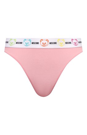 Женские трусы-стринги MOSCHINO UNDERWEAR WOMAN розового цвета по цене 7790 руб., арт. A4710/9021 | Фото 1 Женские трусы-стринги MOSCHINO UNDERWEAR WOMAN розового цвета, арт. A4710/9021 | Фото 1
