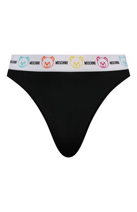 Женские трусы-стринги MOSCHINO UNDERWEAR WOMAN черного цвета по цене 7790 руб., арт. A4710/9021 | Фото 1 Женские трусы-стринги MOSCHINO UNDERWEAR WOMAN черного цвета, арт. A4710/9021 | Фото 1