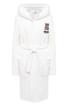 Женский хлопковый халат MOSCHINO UNDERWEAR WOMAN белого цвета по цене 24500 руб., арт. A7301/9040 | Фото 1 Женский хлопковый халат MOSCHINO UNDERWEAR WOMAN белого цвета, арт. A7301/9040 | Фото 1