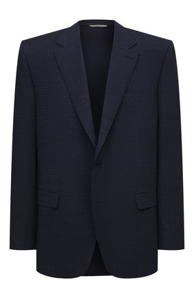 Мужской шерстяной пиджак CANALI синего цвета по цене 145500 руб., арт. 11280/CF03169/60-64 | Фото 1 Мужской шерстяной пиджак CANALI синего цвета, арт. 11280/CF03169/60-64 | Фото 1 (Стили: Классический; Big sizes: Big Sizes; Материал внешний: Шерсть; Длина (для топов): Стандартные; Материал подклада: Купро; Рукава: Длинные; Пиджаки М: Прямой; 1-2-бортные: Однобортные; Случай: Коктейльный)