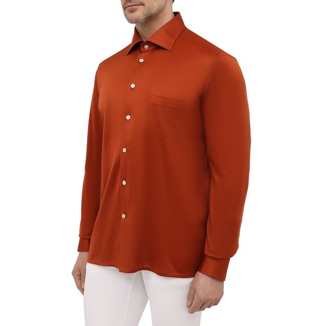 фото Хлопковая рубашка kiton