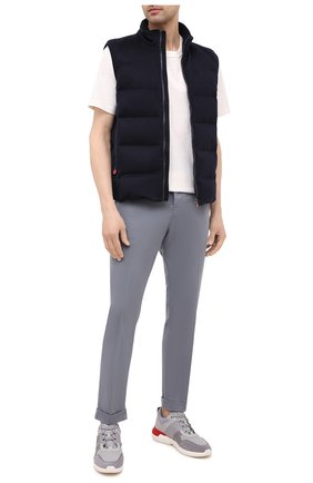 Мужские брюки KITON серого цвета по цене 83650 руб., арт. UFPLACJ07T37 | Фото 2 Мужские брюки KITON серого цвета, арт. UFPLACJ07T37 | Фото 2