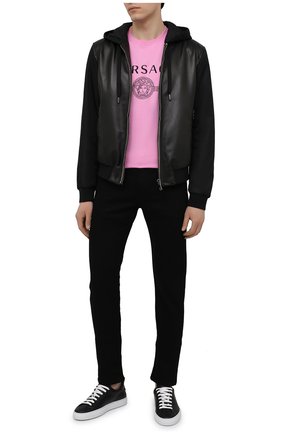 Мужские кожаные кеды san diego DSQUARED2 черного цвета по цене 41350 руб., арт. SNM0167 01504119 | Фото 2 Мужские кожаные кеды san diego DSQUARED2 черного цвета, арт. SNM0167 01504119 | Фото 2