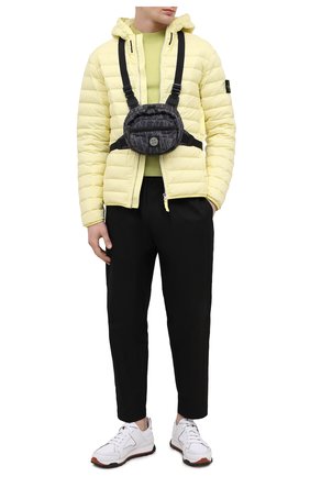 Мужская текстильная поясная сумка STONE ISLAND темно-серого цвета по цене 21250 руб., арт. 741590798 | Фото 2 Мужская текстильная поясная сумка STONE ISLAND темно-серого цвета, арт. 741590798 | Фото 2