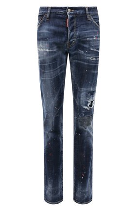 Мужские джинсы DSQUARED2 темно-синего цвета по цене 56650 руб., арт. S71LB0895/S30342 | Фото 1 Мужские джинсы DSQUARED2 темно-синего цвета, арт. S71LB0895/S30342 | Фото 1