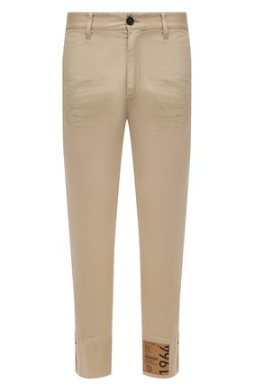 Мужские хлопковые брюки DSQUARED2 бежевого цвета по цене 51850 руб., арт. S71KB0360/S39021 | Фото 1 Мужские хлопковые брюки DSQUARED2 бежевого цвета, арт. S71KB0360/S39021 | Фото 1 (Материал внешний: Хлопок; Стили: Кэжуэл; Силуэт М (брюки): Чиносы; Случай: Повседневный; Длина (брюки, джинсы): Стандартные)