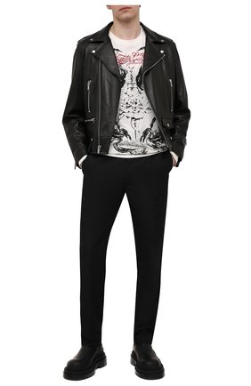 Мужская хлопковый лонгслив GIVENCHY белого цвета по цене 55400 руб., арт. BM71343Y6B | Фото 2 Мужская хлопковый лонгслив GIVENCHY белого цвета, арт. BM71343Y6B | Фото 2