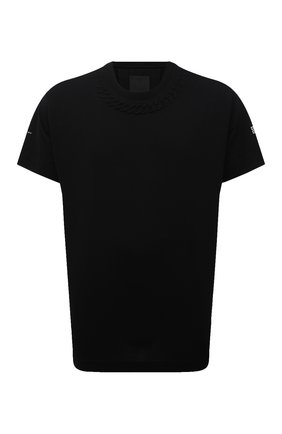 Мужская хлопковая футболка GIVENCHY черного цвета по цене 55400 руб., арт. BM712P3Y6B | Фото 1 Мужская хлопковая футболка GIVENCHY черного цвета, арт. BM712P3Y6B | Фото 1