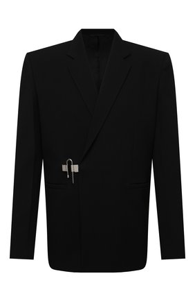 Мужской шерстяной пиджак GIVENCHY черного цвета по цене 215000 руб., арт. BM30AR11PP | Фото 1 Мужской шерстяной пиджак GIVENCHY черного цвета, арт. BM30AR11PP | Фото 1