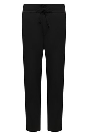 Мужские хлопковые брюки TRANSIT черного цвета, арт. CFUTRNB111 | Фото 1 (Длина (брюки, джинсы): Стандартные; Случай: Повседневный; Материал внешний: Хлопок; Стили: Минимализм)