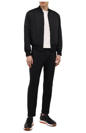 Мужской бомбер EMPORIO ARMANI черного цвета по цене 58300 руб., арт. 3K1BT6/1NWMZ | Фото 2 Мужской бомбер EMPORIO ARMANI черного цвета, арт. 3K1BT6/1NWMZ | Фото 2