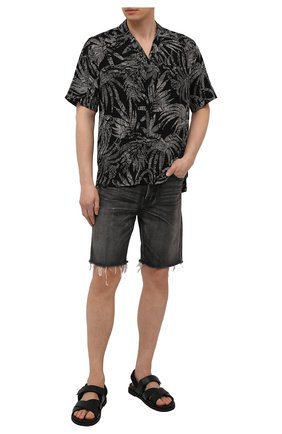 Мужская рубашка из вискозы SAINT LAURENT черного цвета по цене 52850 руб., арт. 531956/Y2C26 | Фото 2 Мужская рубашка из вискозы SAINT LAURENT черного цвета, арт. 531956/Y2C26 | Фото 2