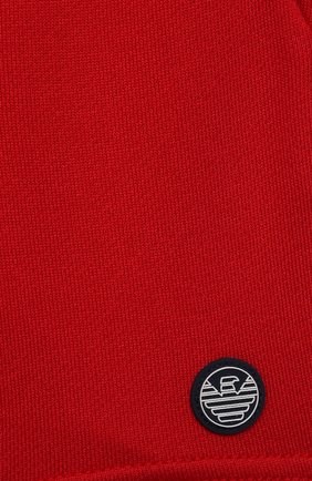 Детские шорты EMPORIO ARMANI красного цвета по цене 6810 руб., арт. 3KHSJ3/4J4IZ | Фото 3 Детские шорты EMPORIO ARMANI красного цвета, арт. 3KHSJ3/4J4IZ | Фото 3