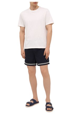 Мужские плавки-шорты STONE ISLAND темно-синего цвета по цене 14500 руб., арт. 7415B0146 | Фото 2 Мужские плавки-шорты STONE ISLAND темно-синего цвета, арт. 7415B0146 | Фото 2 (Мужское Кросс-КТ: плавки-шорты; Материал внешний: Синтетический материал; Принт: Без принта)