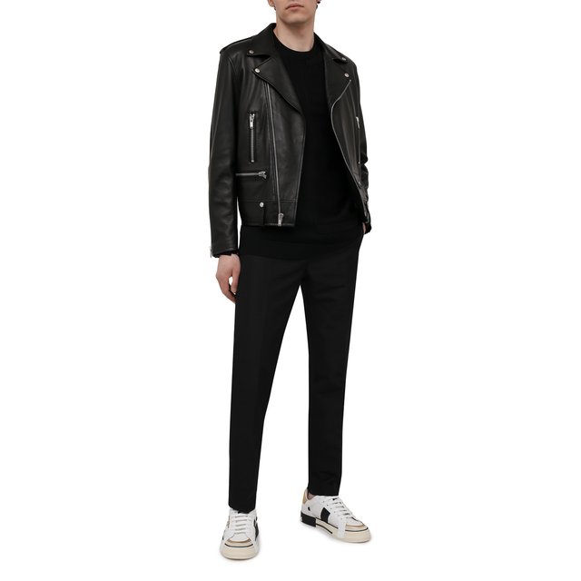 фото Кожаные кеды custom 2.zero dolce & gabbana