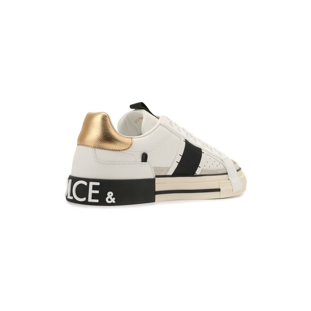 фото Кожаные кеды custom 2.zero dolce & gabbana