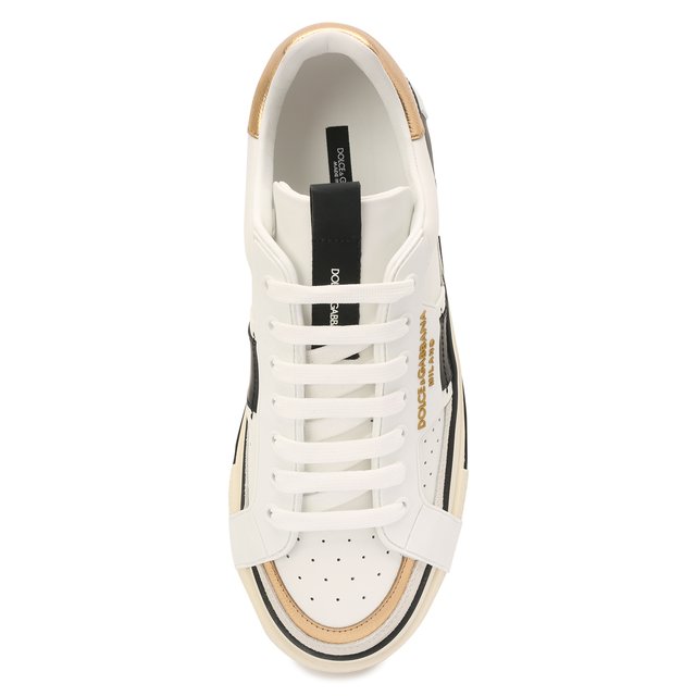 фото Кожаные кеды custom 2.zero dolce & gabbana