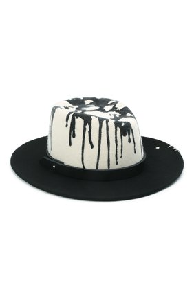 Женская шляпа drop punk cross COCOSHNICK HEADDRESS черно-белого цвета по цене 28500 руб., арт. drops-pc2 | Фото 1 Женская шляпа drop punk cross COCOSHNICK HEADDRESS черно-белого цвета, арт. drops-pc2 | Фото 1