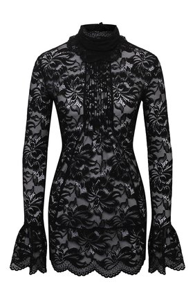 Женская блузка PACO RABANNE черного цвета по цене 46200 руб., арт. 20HJT0272PA0170 | Фото 1 Женская блузка PACO RABANNE черного цвета, арт. 20HJT0272PA0170 | Фото 1