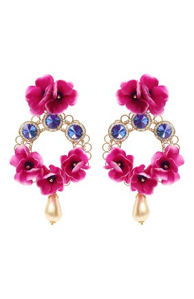 Женские клипсы DOLCE & GABBANA розового цвета по цене 83950 руб., арт. WEN4F5/W1111 | Фото 1 Женские клипсы DOLCE & GABBANA розового цвета, арт. WEN4F5/W1111 | Фото 1
