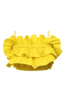 Женский топ MSGM желтого цвета по цене 23800 руб., арт. 3042MDT106 217305 | Фото 1 Женский топ MSGM желтого цвета, арт. 3042MDT106 217305 | Фото 1