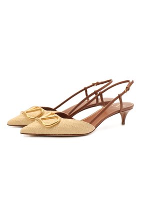 Женские текстильные туфли vlogo signature VALENTINO светло-бежевого цвета по цене 66150 руб., арт. VW0S0Q70/PEY | Фото 1 Женские текстильные туфли vlogo signature VALENTINO светло-бежевого цвета, арт. VW0S0Q70/PEY | Фото 1