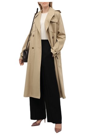 Женские кожаные туфли vlogo signature VALENTINO темно-бежевого цвета по цене 59950 руб., арт. VW0S0R01/TMK | Фото 2 Женские кожаные туфли vlogo signature VALENTINO темно-бежевого цвета, арт. VW0S0R01/TMK | Фото 2