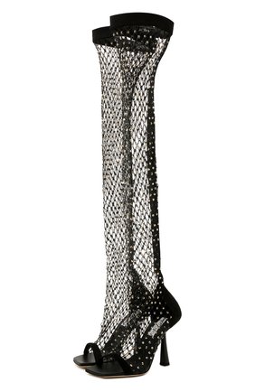 Женские текстильные ботфорты mixon 100 JIMMY CHOO черного цвета по цене 293500 руб., арт. MIX0N 100/ZTZ | Фото 1 Женские текстильные ботфорты mixon 100 JIMMY CHOO черного цвета, арт. MIX0N 100/ZTZ | Фото 1