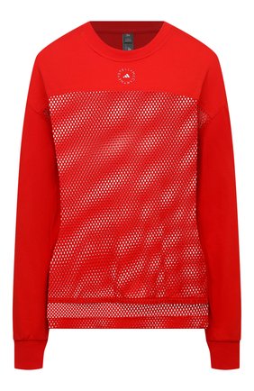 Женская хлопковый лонгслив ADIDAS BY STELLA MCCARTNEY красного цвета по цене 8425 руб., арт. GM5393 | Фото 1 Женская хлопковый лонгслив ADIDAS BY STELLA MCCARTNEY красного цвета, арт. GM5393 | Фото 1