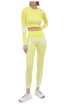 Женские леггинсы ADIDAS BY STELLA MCCARTNEY желтого цвета по цене 11250 руб., арт. GL7585 | Фото 2 Женские леггинсы ADIDAS BY STELLA MCCARTNEY желтого цвета, арт. GL7585 | Фото 2