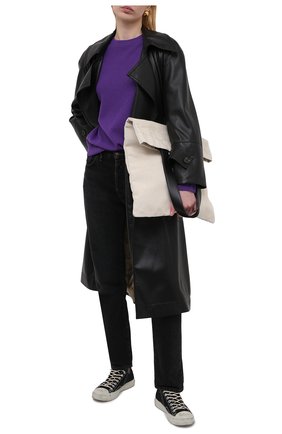 Женские текстильные кеды ACNE STUDIOS черного цвета по цене 24950 руб., арт. AD0347 | Фото 2 Женские текстильные кеды ACNE STUDIOS черного цвета, арт. AD0347 | Фото 2