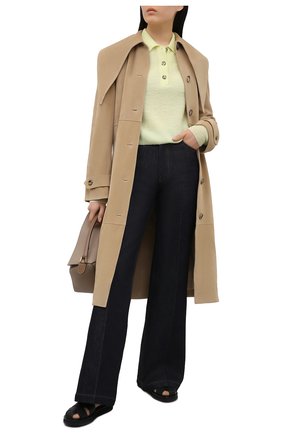 Женский шерстяной пуловер ACNE STUDIOS желтого цвета по цене 35850 руб., арт. A60247 | Фото 2 Женский шерстяной пуловер ACNE STUDIOS желтого цвета, арт. A60247 | Фото 2