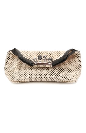 Женский клатч knuckle ALEXANDER MCQUEEN светло-бежевого цвета по цене 149000 руб., арт. 631864/CSR35 | Фото 1 Женский клатч knuckle ALEXANDER MCQUEEN светло-бежевого цвета, арт. 631864/CSR35 | Фото 1