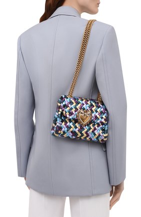 Женская сумка devotion mini DOLCE & GABBANA разноцветного цвета по цене 187000 руб., арт. BB6877/A0325 | Фото 2 Женская сумка devotion mini DOLCE & GABBANA разноцветного цвета, арт. BB6877/A0325 | Фото 2 (Женское Кросс-КТ: Вечерняя сумка; Сумки-технические: Сумки через плечо; Ремень/цепочка: С цепочкой, На ремешке; Материал: Натуральная кожа; Размер: mini)