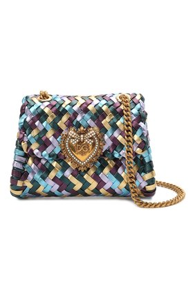 Женская сумка devotion mini DOLCE & GABBANA разноцветного цвета по цене 187000 руб., арт. BB6877/A0325 | Фото 5 Женская сумка devotion mini DOLCE & GABBANA разноцветного цвета, арт. BB6877/A0325 | Фото 5 (Женское Кросс-КТ: Вечерняя сумка; Сумки-технические: Сумки через плечо; Ремень/цепочка: С цепочкой, На ремешке; Материал: Натуральная кожа; Размер: mini)