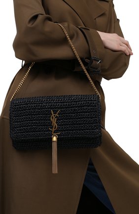 Женская сумка kate SAINT LAURENT черного цвета по цене 143500 руб., арт. 604276/GG66W | Фото 2 Женская сумка kate SAINT LAURENT черного цвета, арт. 604276/GG66W | Фото 2