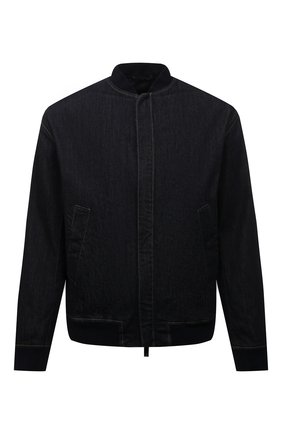 Мужской джинсовый бомбер GIORGIO ARMANI темно-синего цвета по цене 117500 руб., арт. 3KSB61/SD0TZ | Фото 1 Мужской джинсовый бомбер GIORGIO ARMANI темно-синего цвета, арт. 3KSB61/SD0TZ | Фото 1