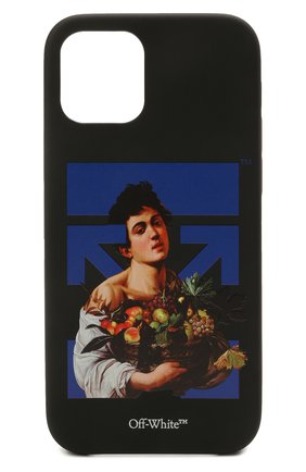 Чехол для iphone 12/12 pro OFF-WHITE черного цвета по цене 7515 руб., арт. 0MPA026S21PLA006 | Фото 1 Чехол для iphone 12/12 pro OFF-WHITE черного цвета, арт. 0MPA026S21PLA006 | Фото 1
