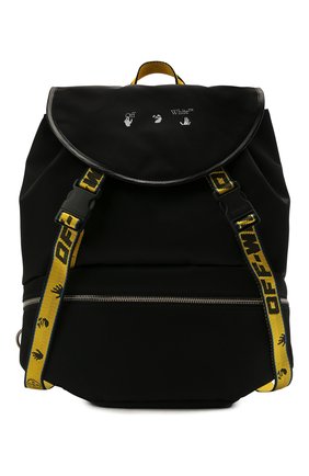 Мужской текстильный рюкзак OFF-WHITE черного цвета по цене 84850 руб., арт. 0MNB036S21FAB001/W | Фото 1 Мужской текстильный рюкзак OFF-WHITE черного цвета, арт. 0MNB036S21FAB001/W | Фото 1 (Материал: Текстиль; Размер: large)