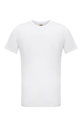 Мужская хлопковая футболка CITIZENS OF HUMANITY белого цвета, арт. MSK500 | Фото 1 (Принт: Без принта; Рукава: Короткие; Длина (для топов): Стандартные; Материал внешний: Хлопок; Стили: Кэжуэл)