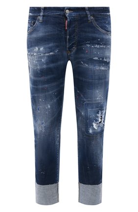 Мужские джинсы DSQUARED2 темно-синего цвета по цене 58600 руб., арт. S71LB0896/S30342 | Фото 1 Мужские джинсы DSQUARED2 темно-синего цвета, арт. S71LB0896/S30342 | Фото 1