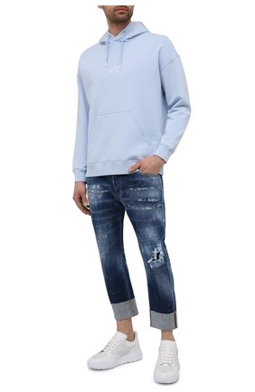 Мужские джинсы DSQUARED2 темно-синего цвета по цене 58600 руб., арт. S71LB0896/S30342 | Фото 2 Мужские джинсы DSQUARED2 темно-синего цвета, арт. S71LB0896/S30342 | Фото 2