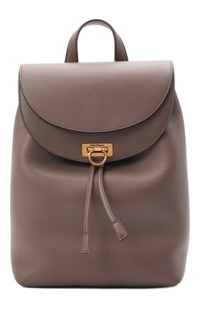 Женский рюкзак SALVATORE FERRAGAMO светло-коричневого цвета по цене 125000 руб., арт. Z-0741418 | Фото 1 Женский рюкзак SALVATORE FERRAGAMO светло-коричневого цвета, арт. Z-0741418 | Фото 1