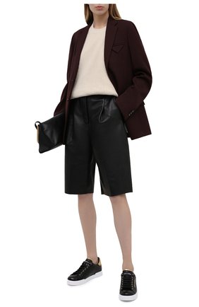 Женские кеды portofino из кожи крокодила DOLCE & GABBANA черного цвета по цене 207500 руб., арт. CK1602/A2W46/CNIL | Фото 2 Женские кеды portofino из кожи крокодила DOLCE & GABBANA черного цвета, арт. CK1602/A2W46/CNIL | Фото 2