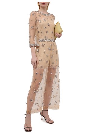 Женский комбинезон JENNY PACKHAM золотого цвета по цене 247000 руб., арт. GGJS101 | Фото 2 Женский комбинезон JENNY PACKHAM золотого цвета, арт. GGJS101 | Фото 2