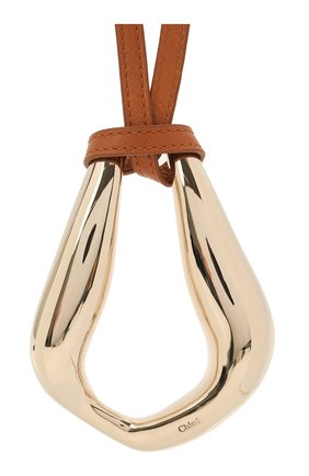 Женская кулон на шнурке CHLOÉ золотого цвета по цене 49700 руб., арт. CHC21UF092C0L | Фото 2 Женская кулон на шнурке CHLOÉ золотого цвета, арт. CHC21UF092C0L | Фото 2