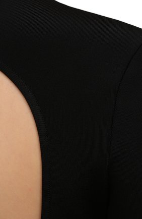 Женское боди из вискозы GIVENCHY черного цвета, арт. BW60TH4Z93 | Фото 5 (Рукава: Длинные; Стили: Гламурный; Материал внешний: Вискоза; Кросс-КТ: с рукавом; Женское Кросс-КТ: Боди-одежда)