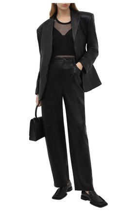 Женский топ из вискозы GIVENCHY черного цвета по цене 46700 руб., арт. BW60TE30LE | Фото 2 Женский топ из вискозы GIVENCHY черного цвета, арт. BW60TE30LE | Фото 2