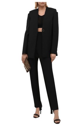 Женский шерстяной жакет GIVENCHY черного цвета по цене 206000 руб., арт. BW30CU13QB | Фото 2 Женский шерстяной жакет GIVENCHY черного цвета, арт. BW30CU13QB | Фото 2