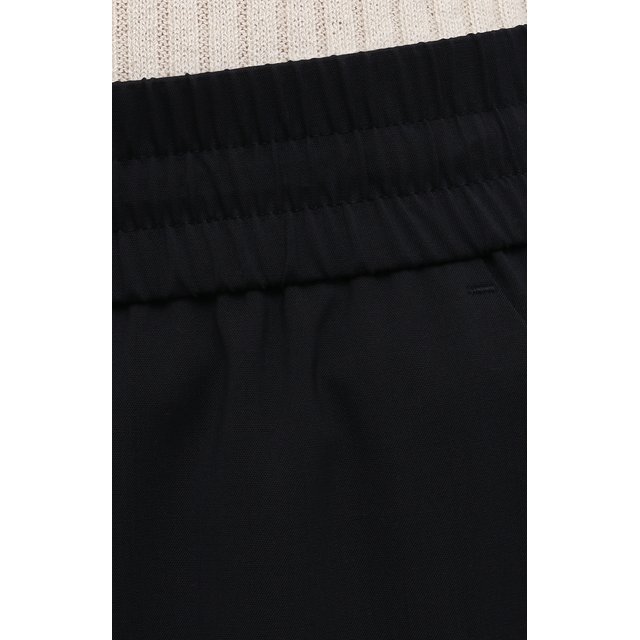 фото Укороченные шерстяные брюки с эластичным поясом escada sport